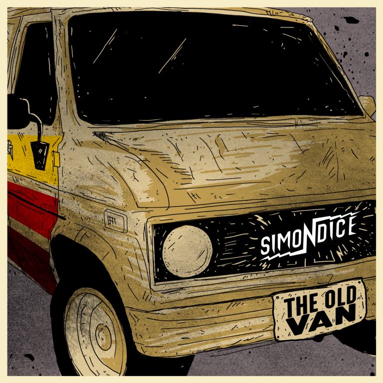 The Old Van by Simon Dice Rock Simon Dice Rock: The Old Van EP disc Cover